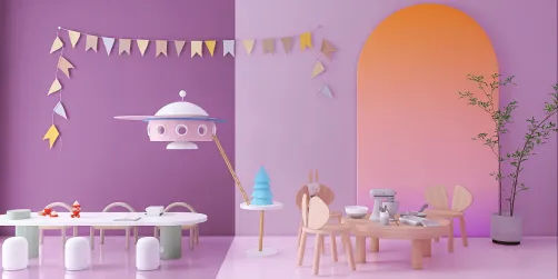 Sweet kids play room！