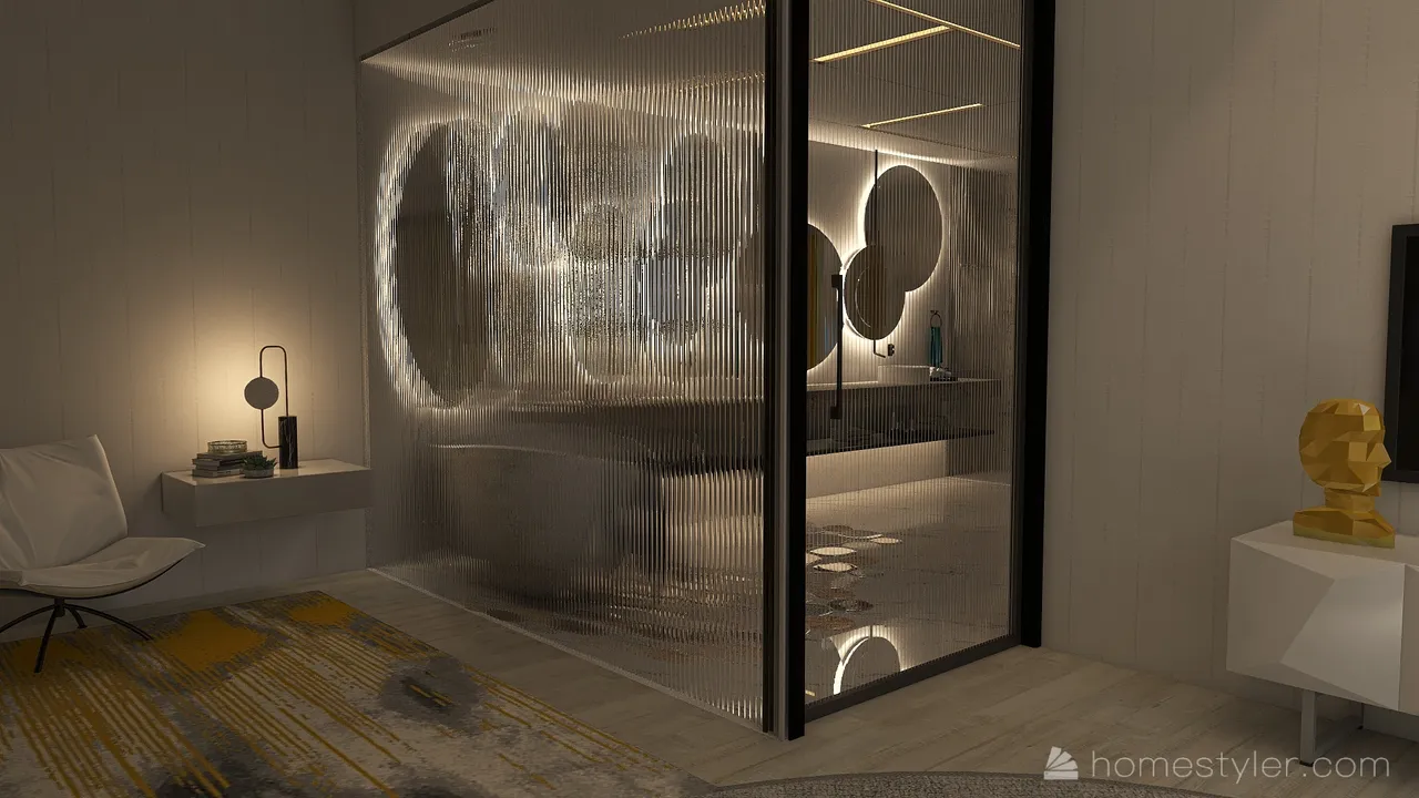 #HSDA2021Residential Unusual yellow 3d design renderings