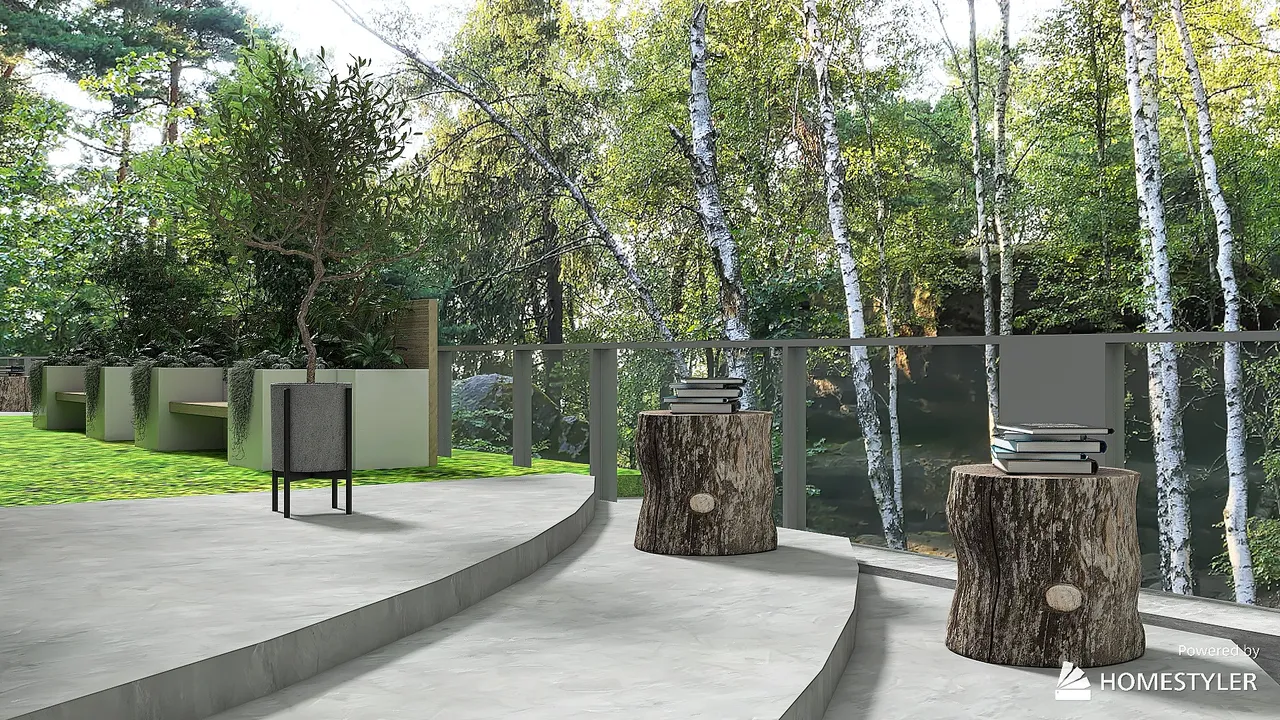 #CafeContest DeepForest 3d design renderings