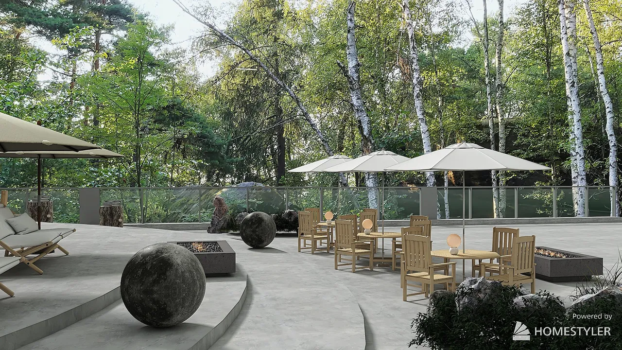 #CafeContest DeepForest 3d design renderings