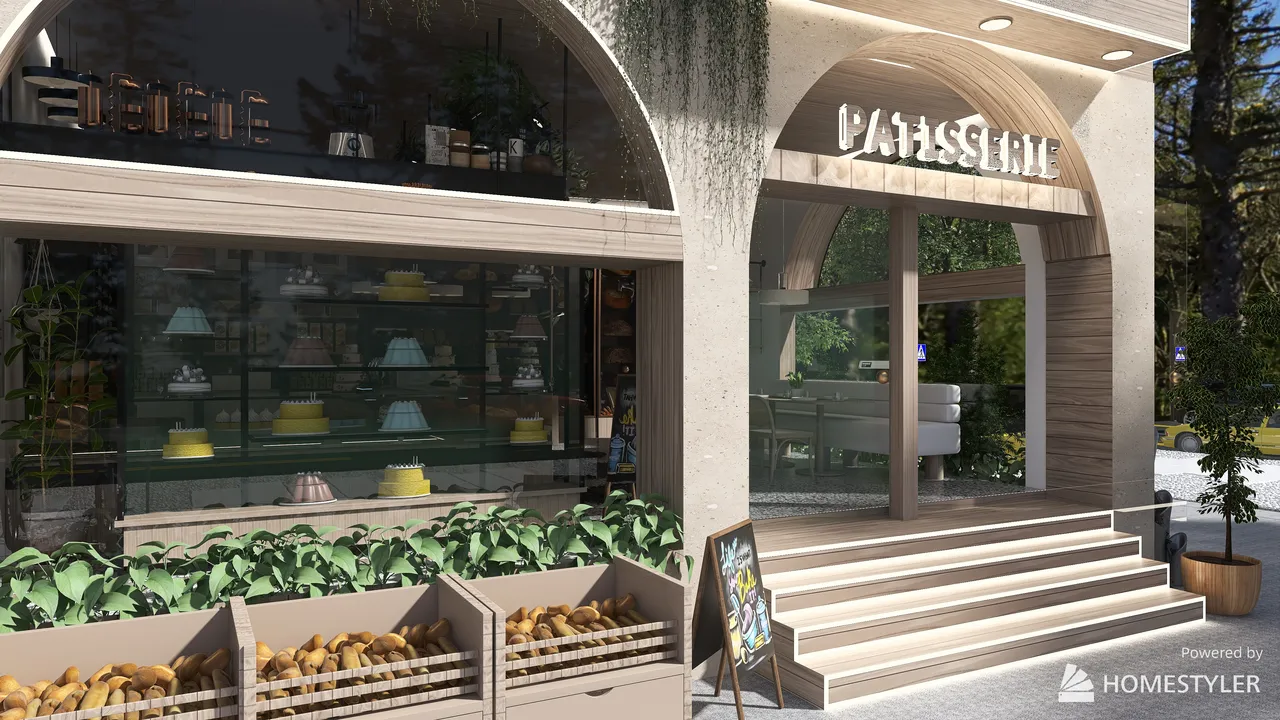 #BakeryContest - Patisserie 3d design renderings
