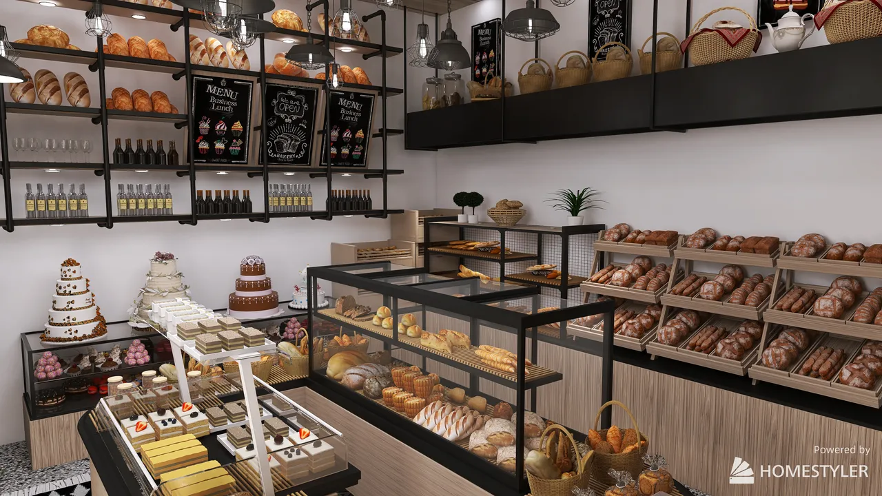 #BakeryContest - Patisserie 3d design renderings