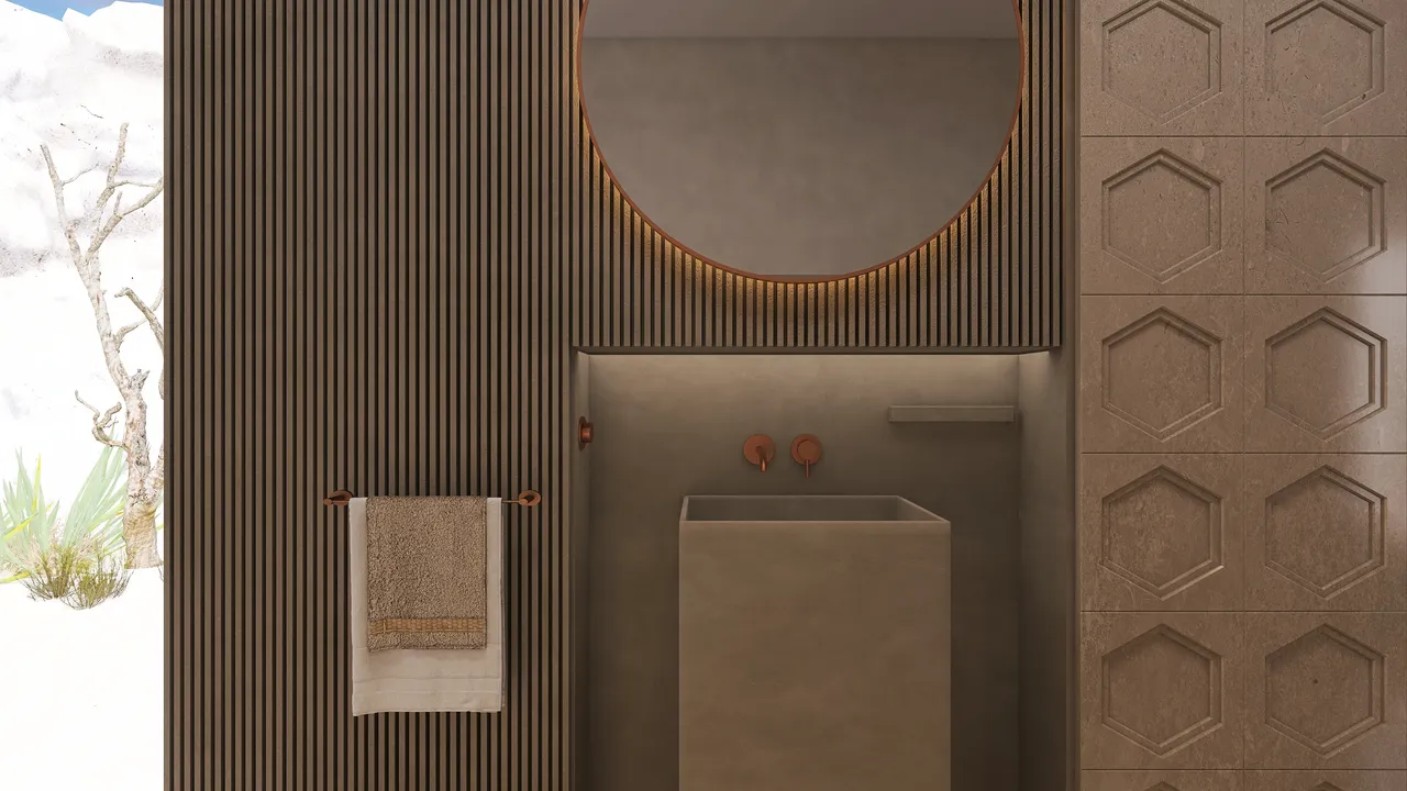 Desierto 3d design renderings