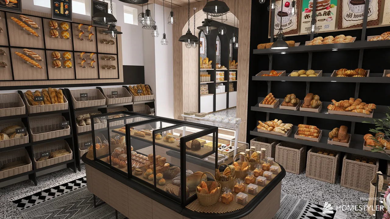 #BakeryContest - Patisserie 3d design renderings