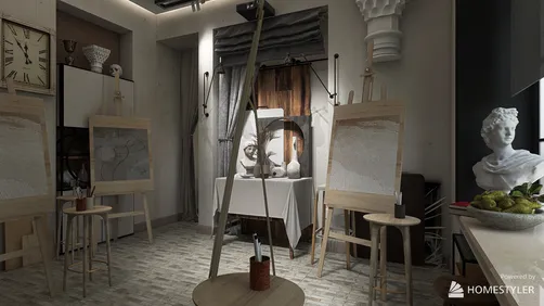 Artist's workshop