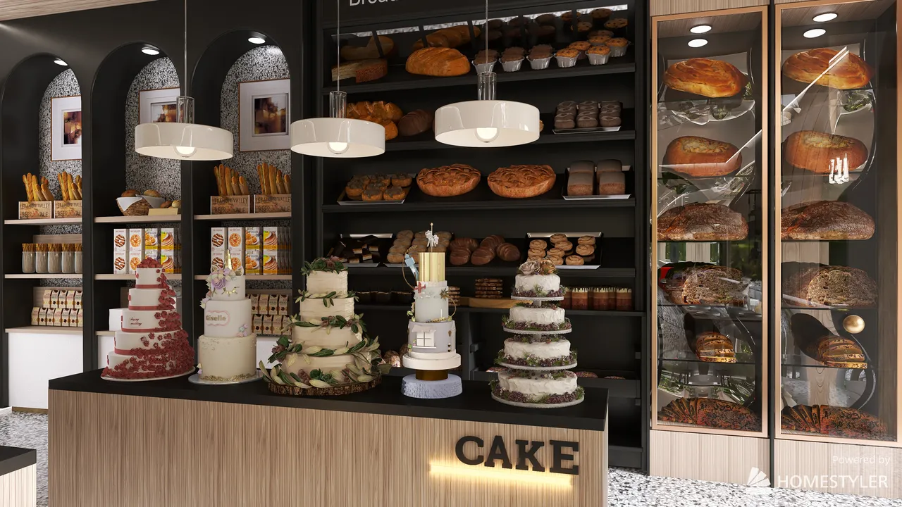 #BakeryContest - Patisserie 3d design renderings