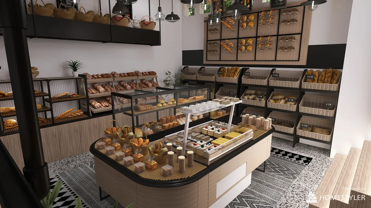 #BakeryContest - Patisserie 3d design renderings
