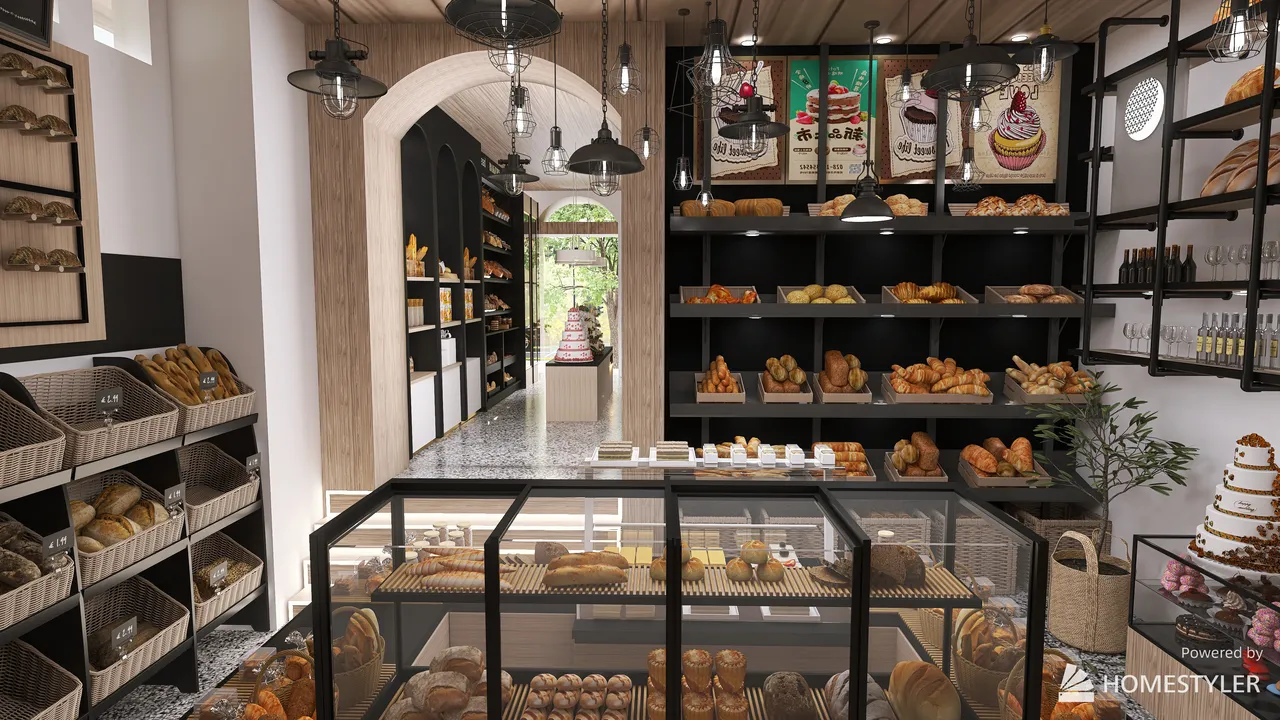 #BakeryContest - Patisserie 3d design renderings