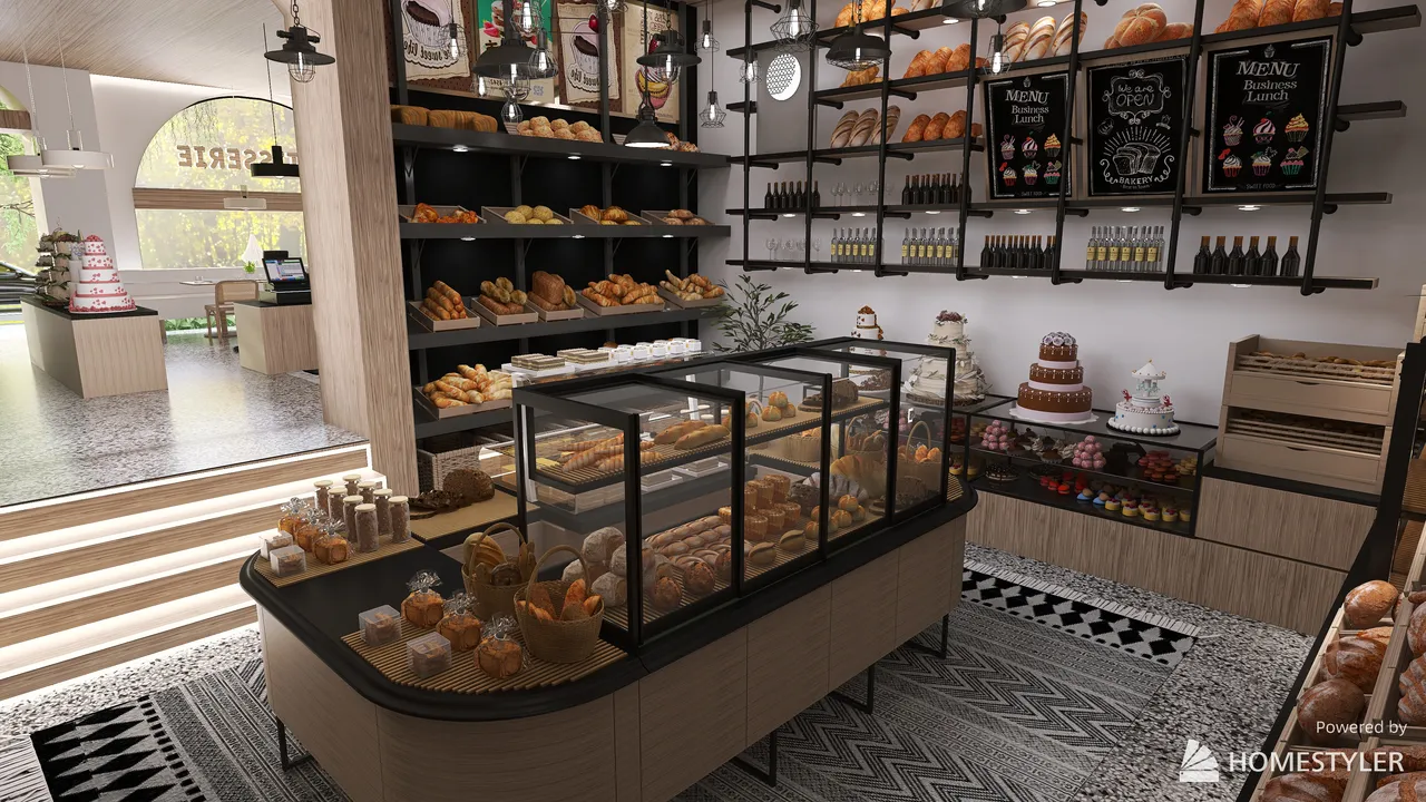 #BakeryContest - Patisserie 3d design renderings