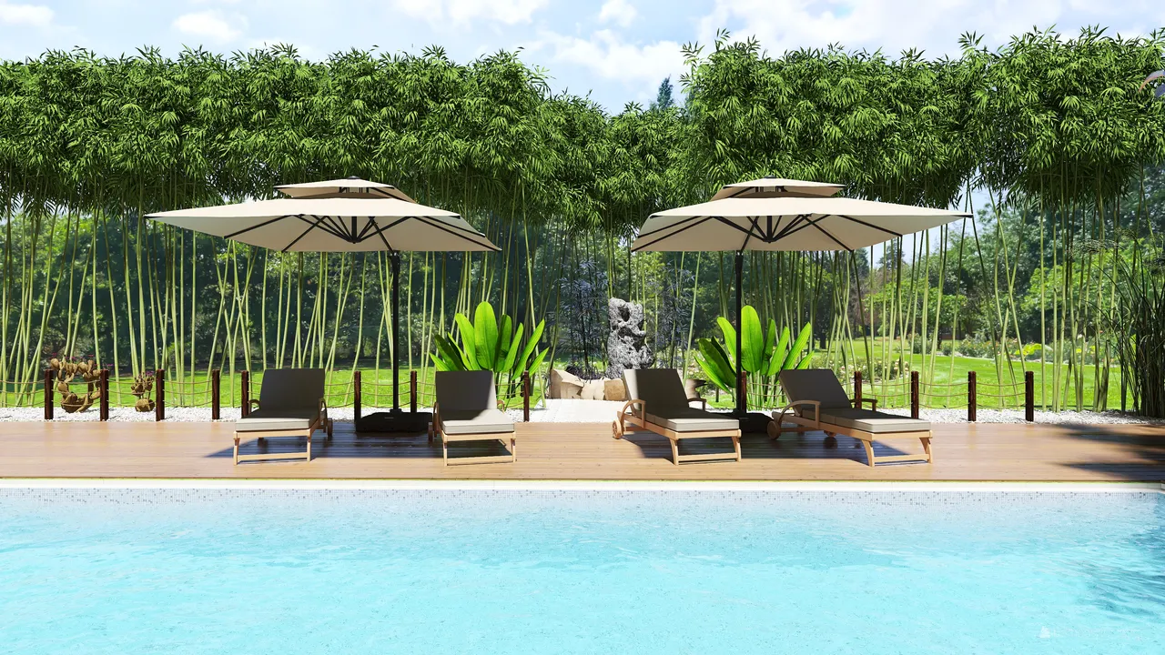 StyleOther Traditional Asian TropicalTheme Harmony ColorScemeOther Beige 3d design renderings