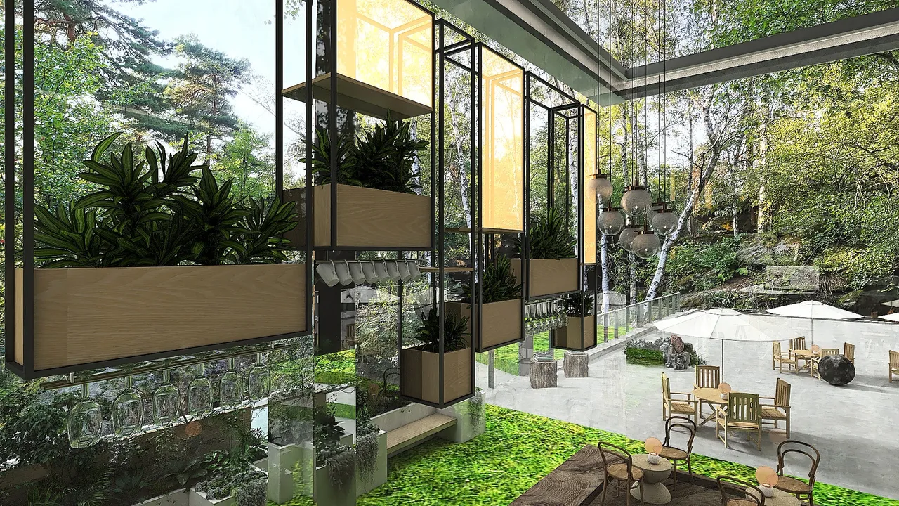 #CafeContest DeepForest 3d design renderings