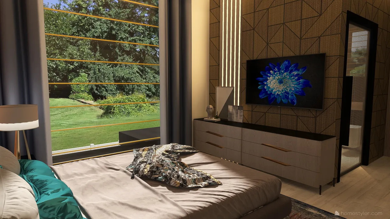 #HSDA2021Residential Unusual yellow 3d design renderings