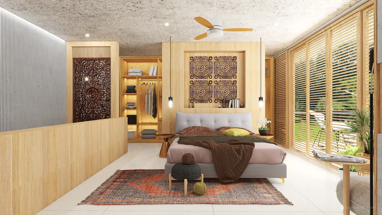 StyleOther Traditional Asian TropicalTheme Harmony ColorScemeOther Beige 3d design renderings