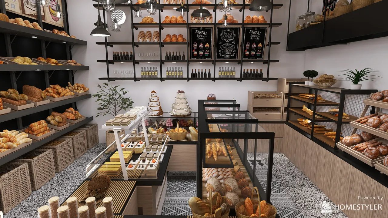 #BakeryContest - Patisserie 3d design renderings